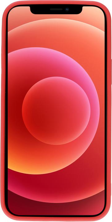 Actual product image Mobiparts Silicone Cover Apple iPhone 12/12 Pro Scarlet Red (Apple iPhone 12, Apple iPhone 12 Pro)