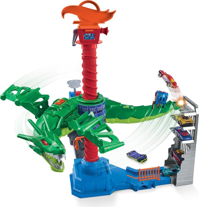 Actual product image Hot Wheels City - air attack dragon