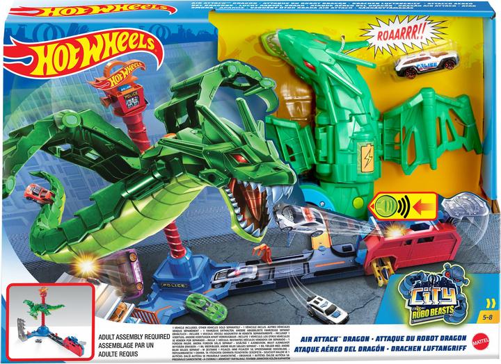 Actual product image Hot Wheels City - air attack dragon
