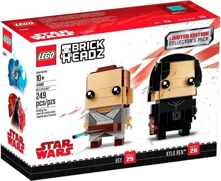 LEGO Brickheadz Star Wars Rey and Kylo Ren (41489, LEGO Brickheadz)