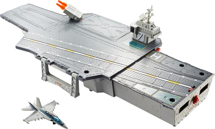 Produktbild Matchbox Top Gun Flugzeugträger Spielset