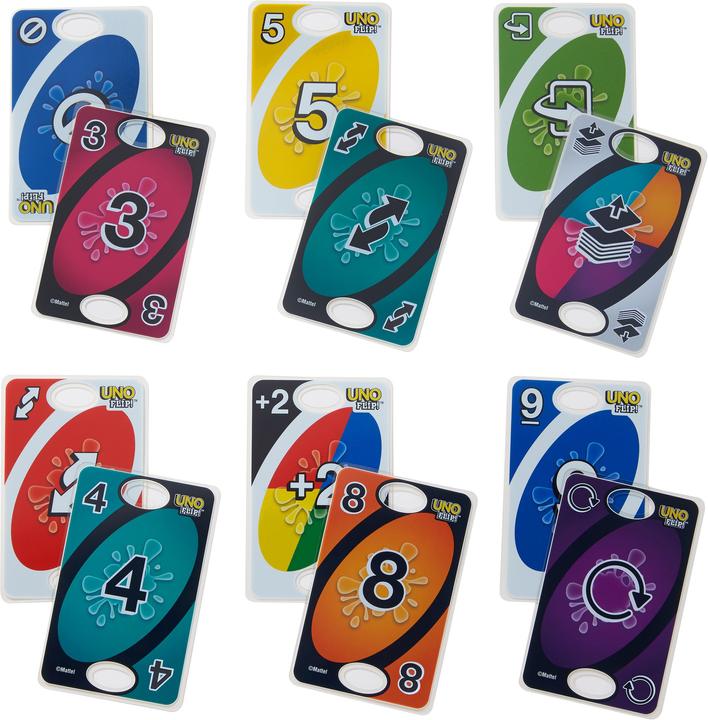 Produktbild Mattel Games UNO Flip. Splash (Französisch)