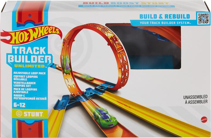 Actual product image Hot Wheels Track Builder Unlimited Adjustable Loop Pack