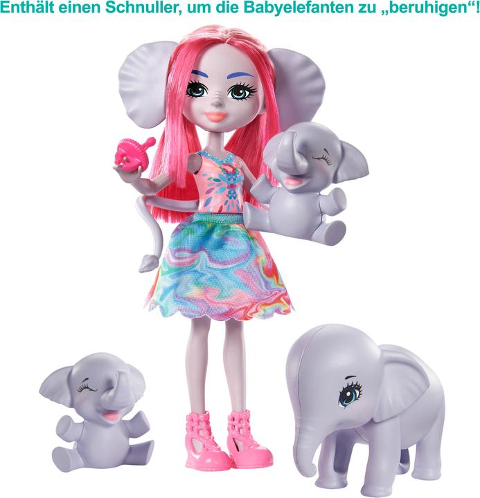 Actual product image Enchantimals Esmeralda Elephant Doll