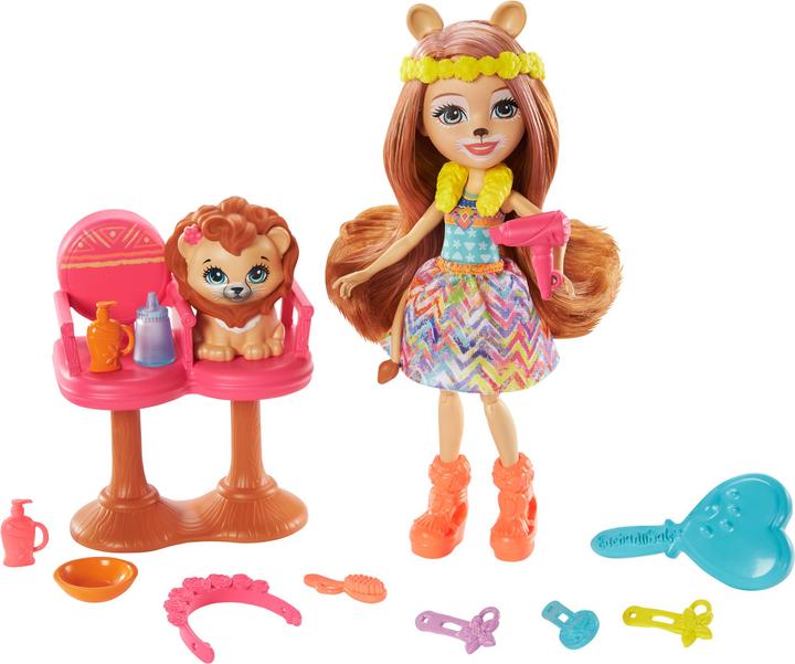 Actual product image Enchantimals STYLIN' SALON Playset
