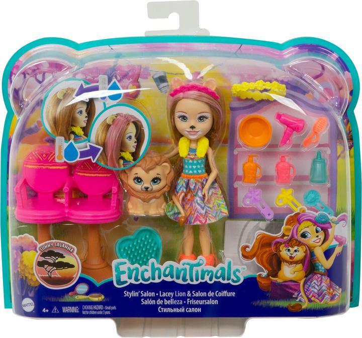 Actual product image Enchantimals STYLIN' SALON Playset