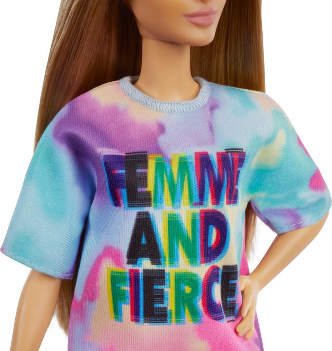 Immagine prodotto Barbie Bambola Fashionista - Abito colorato