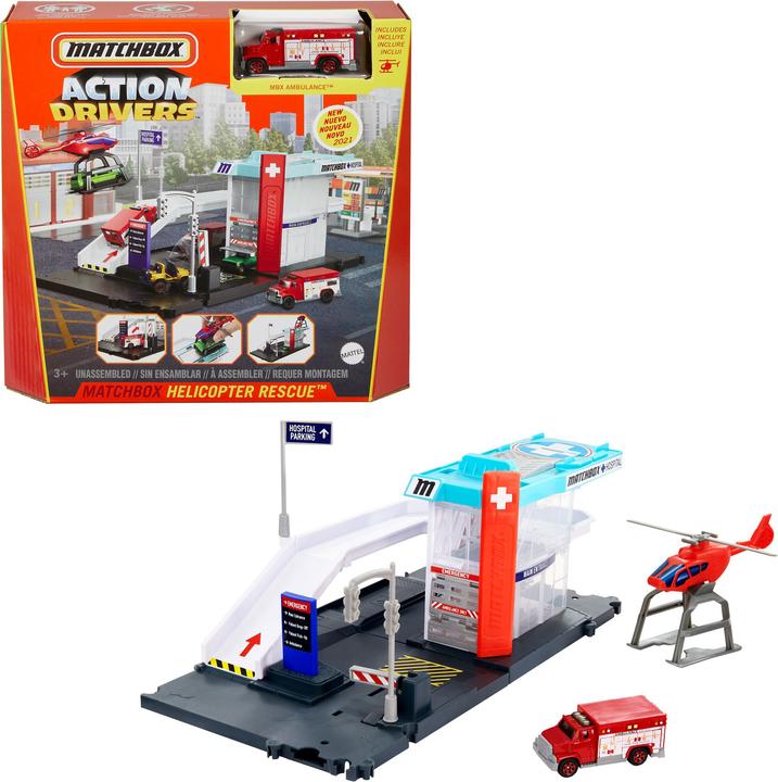 Image du produit Matchbox Playset Hopital - Circuit / Petite Voiture - Dès 3 ans