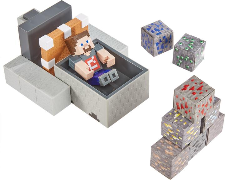 Immagine prodotto Minecraft Minecart Carrello Del Caos Playset