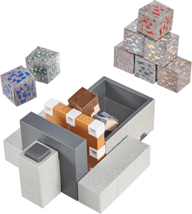 Immagine prodotto Minecraft Minecart Carrello Del Caos Playset