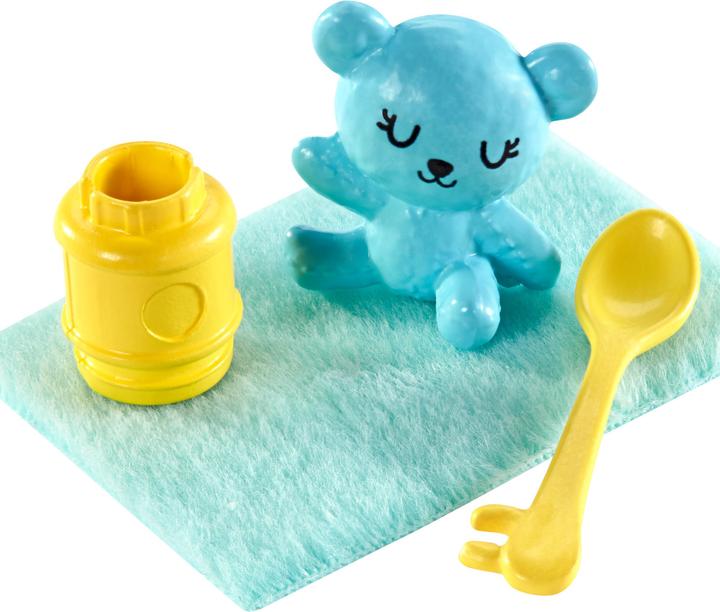 Produktbild Barbie „Skipper Babysitters Inc.” Puppe (brünett) & Baby Puppe und Zubehör