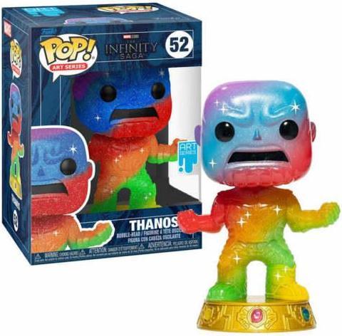 Actual product image Funko Marvel: Infinity Saga Artist Series - Pop Vinyl Figure 52 Thanos (Rnbw/Mt) 9cm