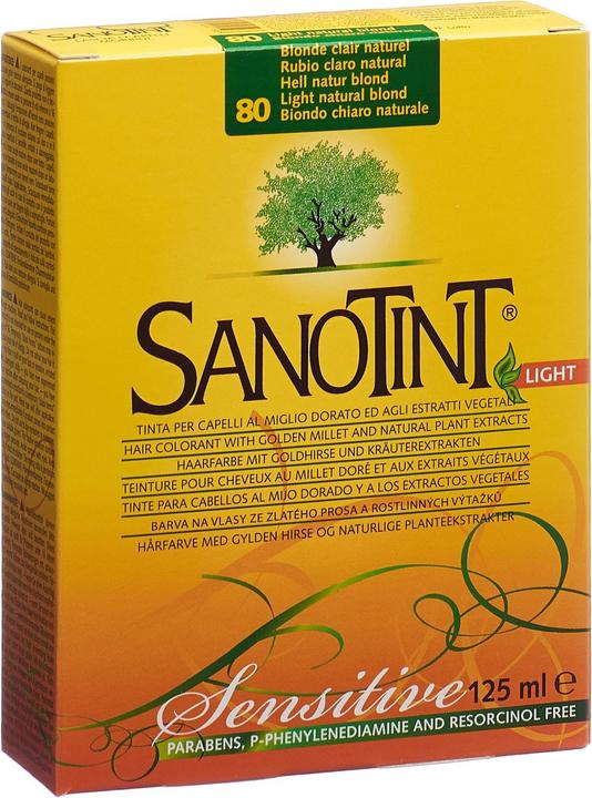 Image du produit Sanotint Sensitive Light Haarfarbe 80 hell naturblond (Blond naturel clair)