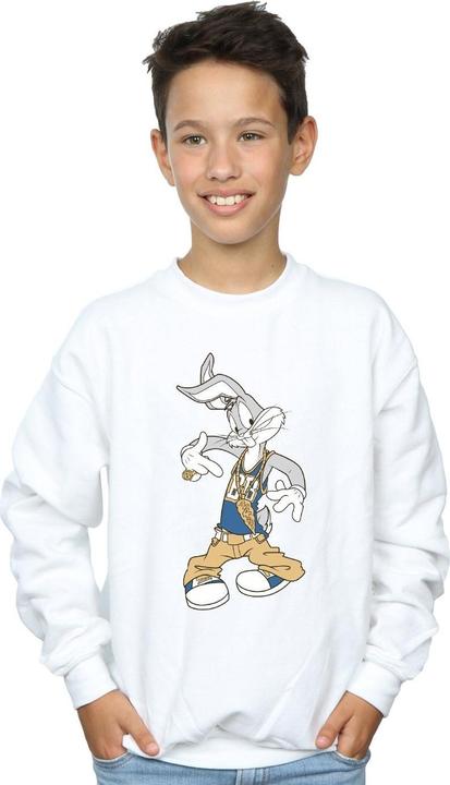 Actual product image Looney Tunes Boys Bugs Bunny Rapper Sweatshirt (140, 146)