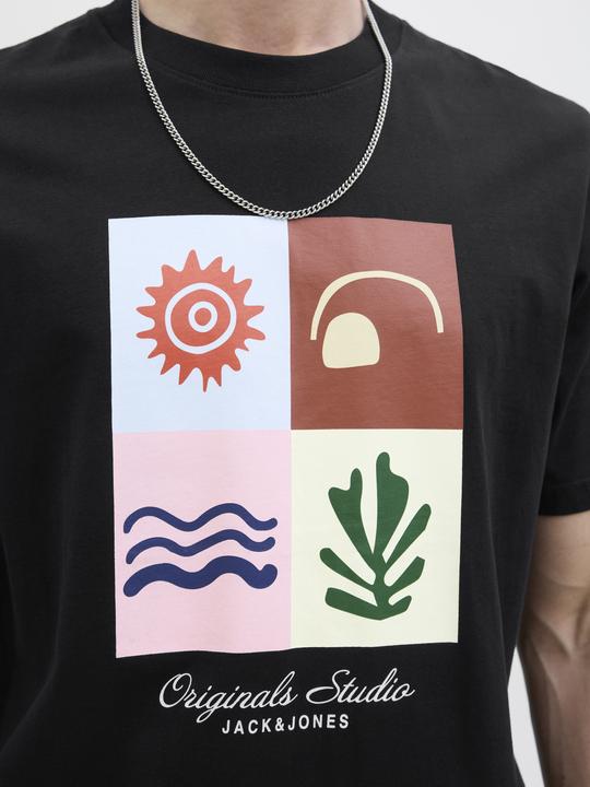 Image du produit Jack & Jones Gedruckt Rundhalsausschnitt T-shirt T-shirt (XXL)