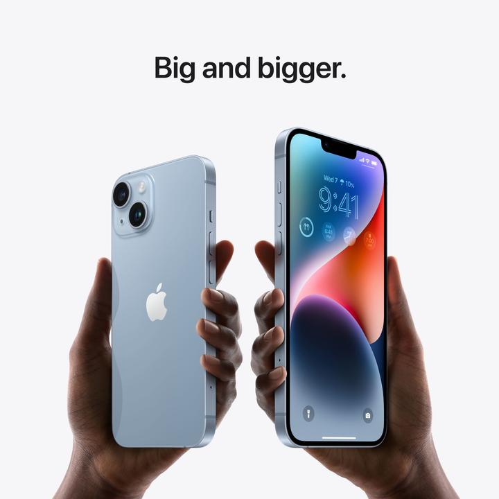 Produktbild Apple iPhone 14 (256 GB, Midnight, 6.10", SIM + eSIM, 12 Mpx, 5G)