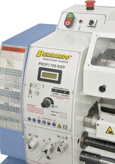 Image du produit Bernardo Cantina Bernardo - Leit- und Zugspindeldrehmaschine Profi 700 BQV / 230 V