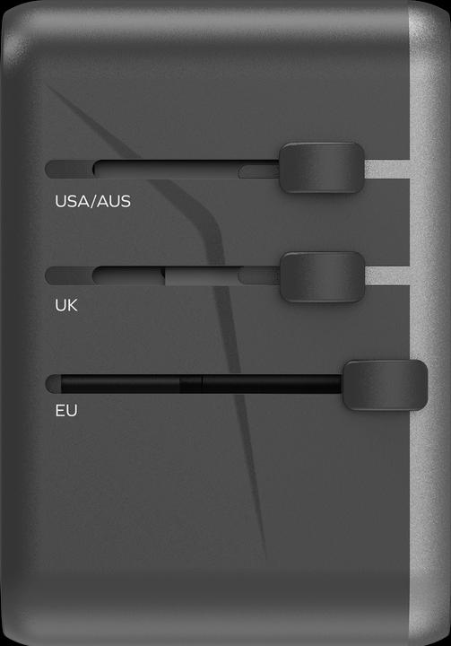Actual product image Momax Smart travel adapter