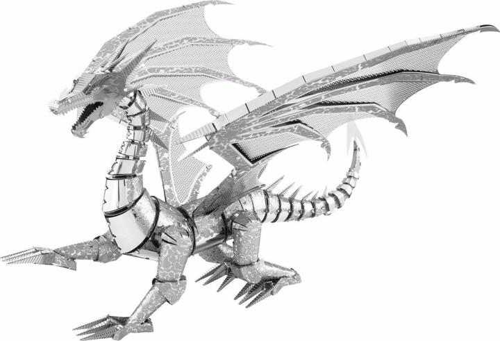 Image du produit Metal Earth Kit Iconx Silver Dragon