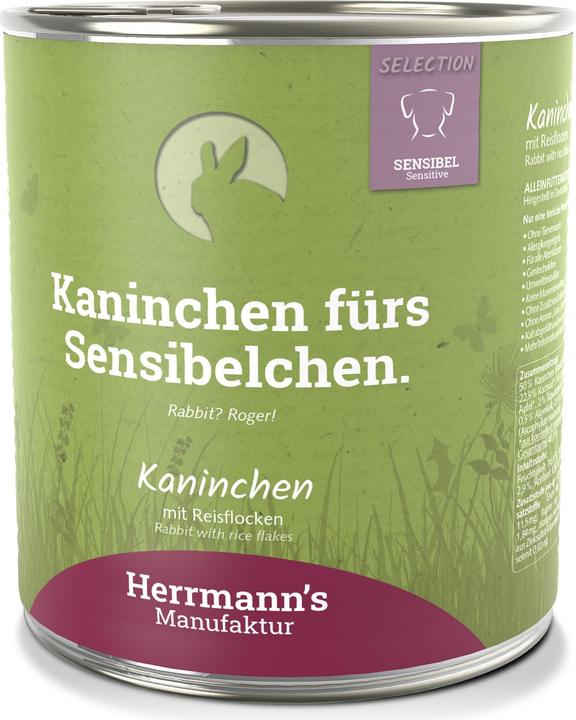 Produktbild Herrmanns Kaninchen mit Reisflocken (Adult, 1 Stk., 800 g)