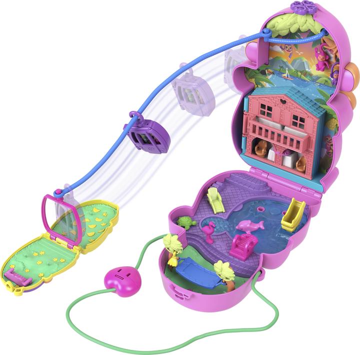 Produktbild Polly Pocket Spielset Affenmama und Baby