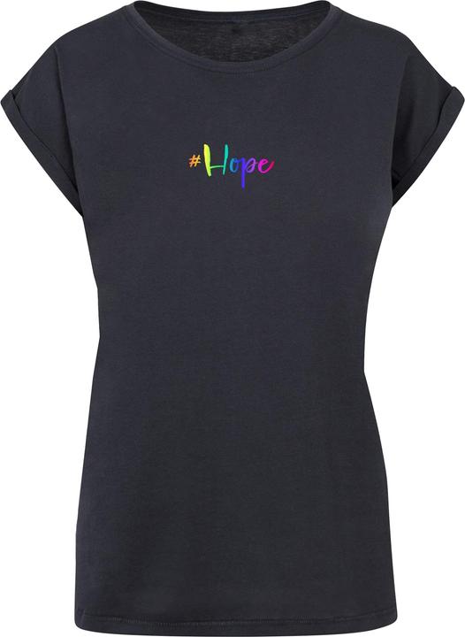 Merchcode Ladies Hope Rainbow Extended Shoulder Tee - 116599 (4XL)