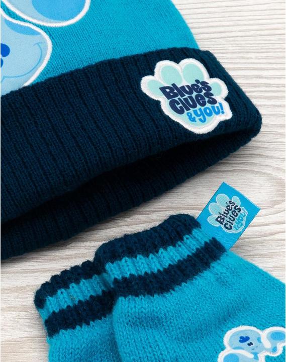 Image du produit Universal Textiles Blue's Clues & You! Tissu Jersey Chapeau et GantSet Hiver (Taille unique)