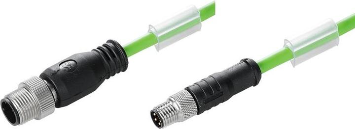 Image du produit Weidmüller 1296790770 Connecteur de données capteur/actionneur, connecteur assemblé M12, M8, droit