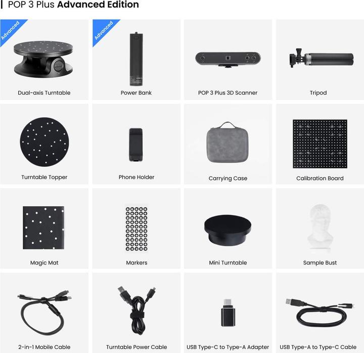 Image du produit Revopoint Scanner 3D POP 3 Plus