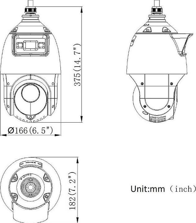 Actual product image Hikvision DS-2SE4C425MWG-E(14F0) (2688 x 1520 pixels)
