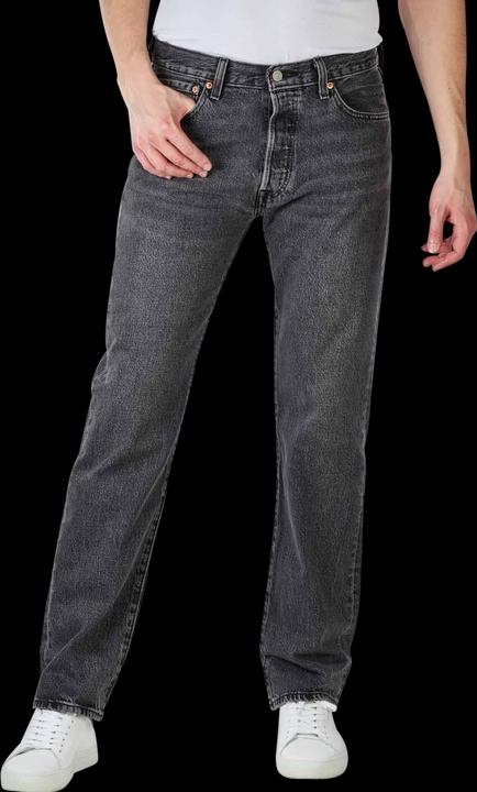 Levis 501 Jeans Straight Fit Allnighter Black (W36/L30)