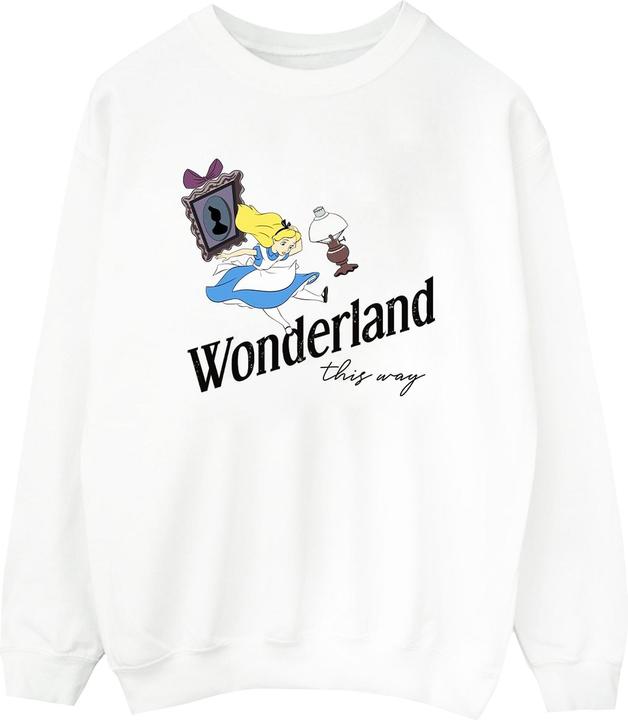 Disney Alice In Wonderland This Way Sweatshirt