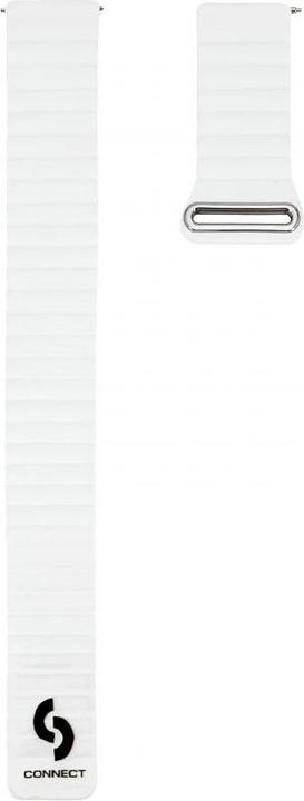 Actual product image Connect 22mm Flat head Leather - Silicone Loop Magnetic Strap (130mm M/L) (Leather)
