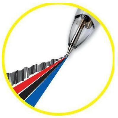 Actual product image Bic 4 Colours 3+1 HB (Grey, White, 1 x)