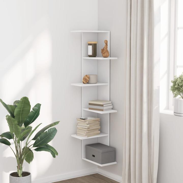 Immagine prodotto VidaXL Wand-Eckregal (36,5 x 36,5 x 140 cm)