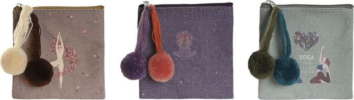 Immagine prodotto DKD Home Decor Geldbeutel Braun grün Burgunderrot Yoga (3 Stück)