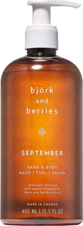 Björk & Berries September Hand & Body Wash (Flüssigseife, 400 ml)