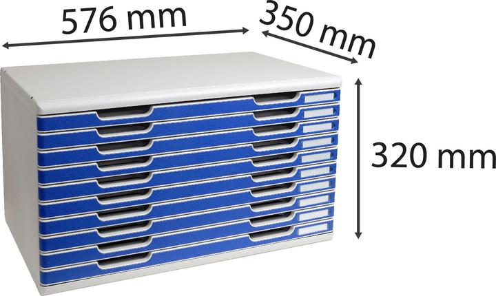 Produktbild Exacompta Schubladenbox MODULO (A3+)