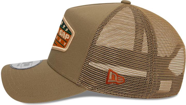 Produktbild New Era A-Frame Mesh Trucker Cap - Vintage Brand Khaki (One Size)