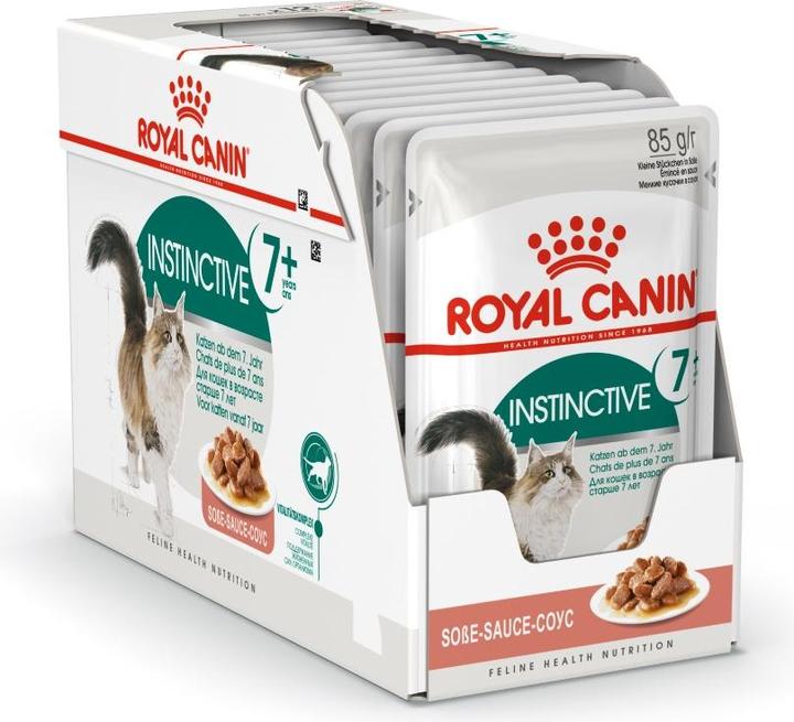 Royal Canin Cat Instinctive 7+ Sauce (Senior, 12 pcs, 1020 g)
