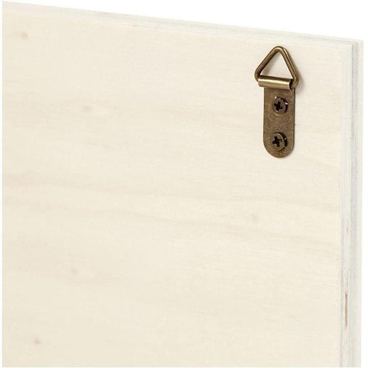 Actual product image Creativ Company Wooden article 30 x 10 cm coat rack with 3 hooks