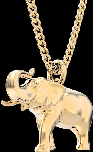 Produktbild MTM Elephant Necklace (18k Gold, Messing, 43 cm)