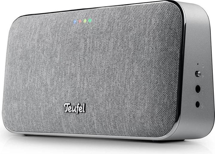 Actual product image Teufel MOTIV GO VOICE Wi-Fi Bluetooth Speaker wireless silver white