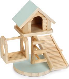 Actual product image Beeztees Bz Wood Rodent Playhouse Lovy Mi