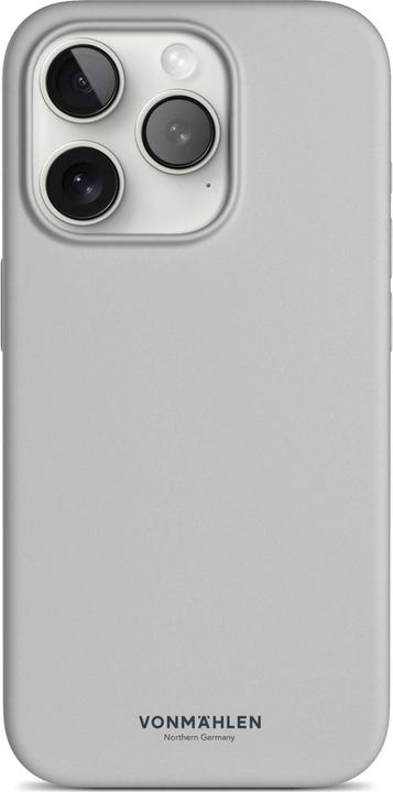 Image du produit Vonmählen Etui en silicone écologique pour iPhone 15 Pro Max - Gris clair (Apple iPhone 15 Pro Max)