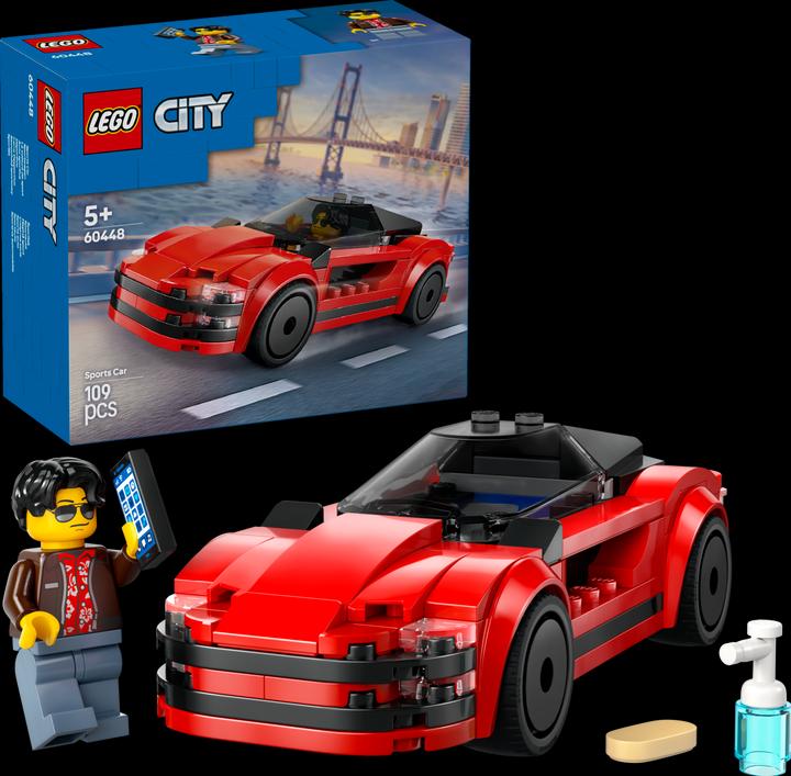 Actual product image LEGO Roter Sportwagen (60448, LEGO City)