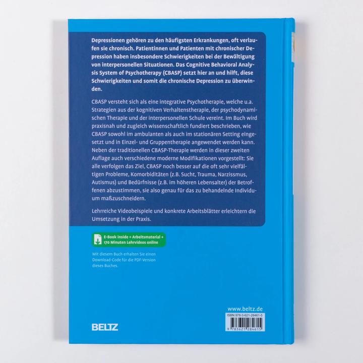 Actual product image Praxisbuch CBASP (German, Anne Guhn, Eva-Lotta Brakemeier, 2021)