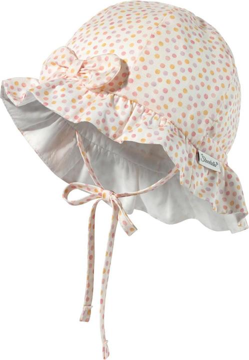 Actual product image Sterntaler Sun hat with bow dots ecru size 49 (49)