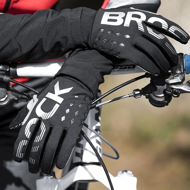 Produktbild Rockbros cycling gloves, insulated, long, size: XL - black and gray (XL)