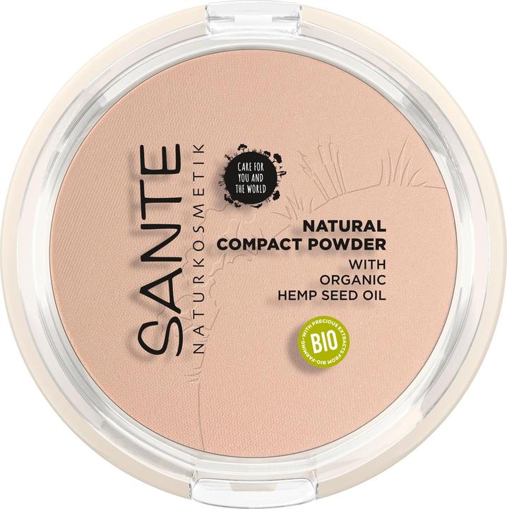 Actual product image Sante Natural Compact Powder 01 Cool Ivory (01 Cool Ivory)